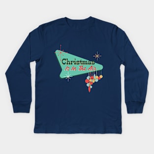 Christmas Is In The Air Kids Long Sleeve T-Shirt